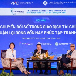 Các diễn giả tham gia thảo luận tại hội nghị. Ảnh: VIAC.