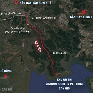 Tuyến đường sắt đô thị Bến Thành - Cần Giờ có chiều dài 53,8 km được xác định đi qua vùng đệm của Khu dự trữ sinh quyển thế giới Cần Giờ nhằm hạn chế tác động đến hệ sinh thái khu vực. Ảnh: An ninh Tiền tệ