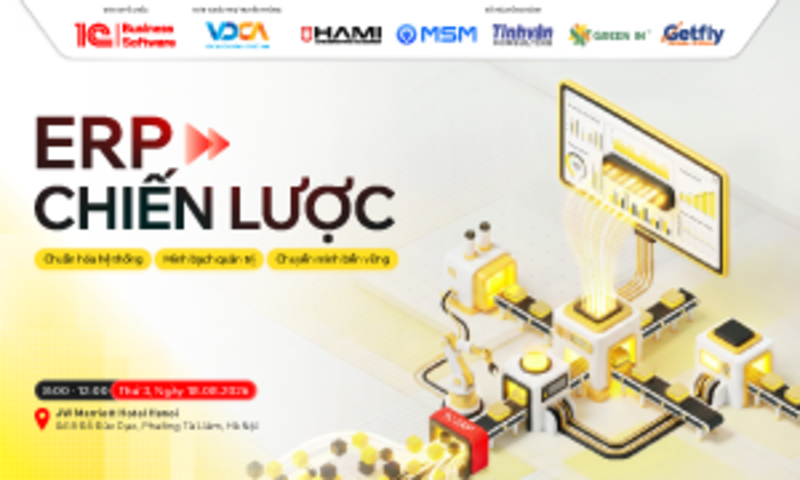 Hội thảo "ERP chiến lược 2026: Chuẩn hóa hệ thống - minh bạch quản trị - chuyển mình bền vững"