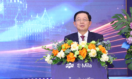 Phó Thủ tướng Hồ Quốc Dũng kỳ vọng hợp tác sẽ góp phần mang lại giải pháp thiết thực giải quyết các bài toán lớn của đất nước. Ảnh: Nguyễn Điệp