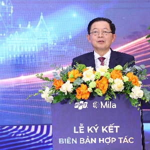 Phó Thủ tướng Hồ Quốc Dũng kỳ vọng hợp tác sẽ góp phần mang lại giải pháp thiết thực giải quyết các bài toán lớn của đất nước. Ảnh: Nguyễn Điệp