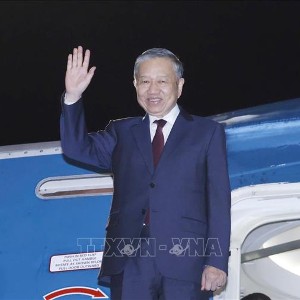 Tổng Bí thư, Chủ tịch nước Tô Lâm rời thành phố Auckland về nước, kết thúc tốt đẹp chuyến thăm cấp Nhà nước tới New Zealand. Ảnh: Thống Nhất – TTXVN