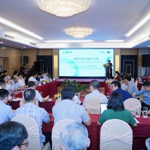 Hội thảo tham vấn dự thảo thành lập Quỹ thúc đẩy sử dụng năng lượng tiết kiệm và hiệu quả. Ảnh: VNEEP.