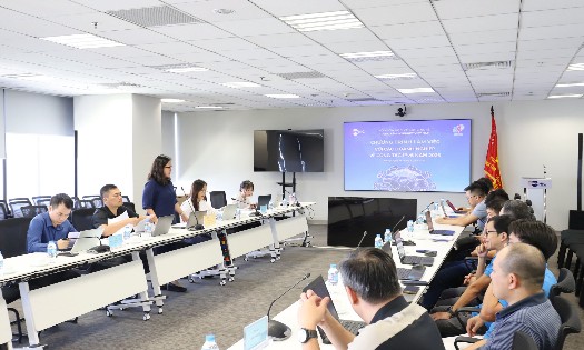 Toàn cảnh Chương trình làm việc. Ảnh: MST.