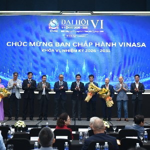 Ra mắt Ban chấp hành VINASA khóa VI, nhiệm kỳ 2026-2031 - Ảnh: Phương Anh.