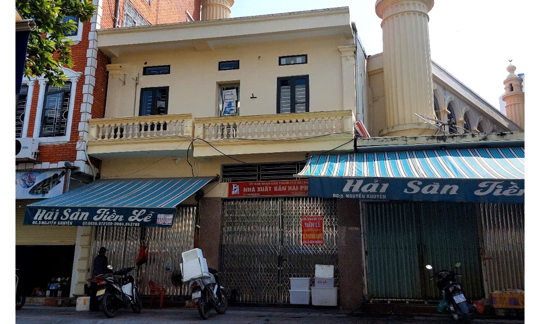 Nhà xuất bản Hải Phòng tại số 5 Nguyễn Khuyến (phường Gia Viên) dự kiến sẽ đấu giá đất ở.