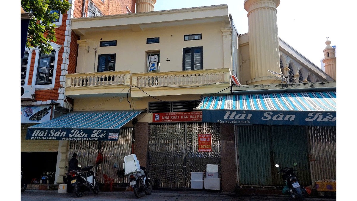 Nhà xuất bản Hải Phòng tại số 5 Nguyễn Khuyến (phường Gia Viên) dự kiến sẽ đấu giá đất ở.