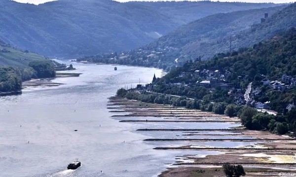 Hạn hán trên sông Rhine- tuyến vận tải huyết mạch, đe dọa đà phục hồi kinh tế Đức