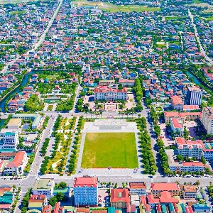 Đô thị trung tâm tỉnh Hà Tĩnh. Ảnh: Thái Oanh