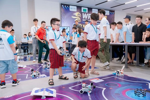 Cuộc thi World Robot Contest Việt Nam 2026 toàn quốc được tổ chức tại Sông Hồng Eco. Ảnh: Sông Hồng Eco.