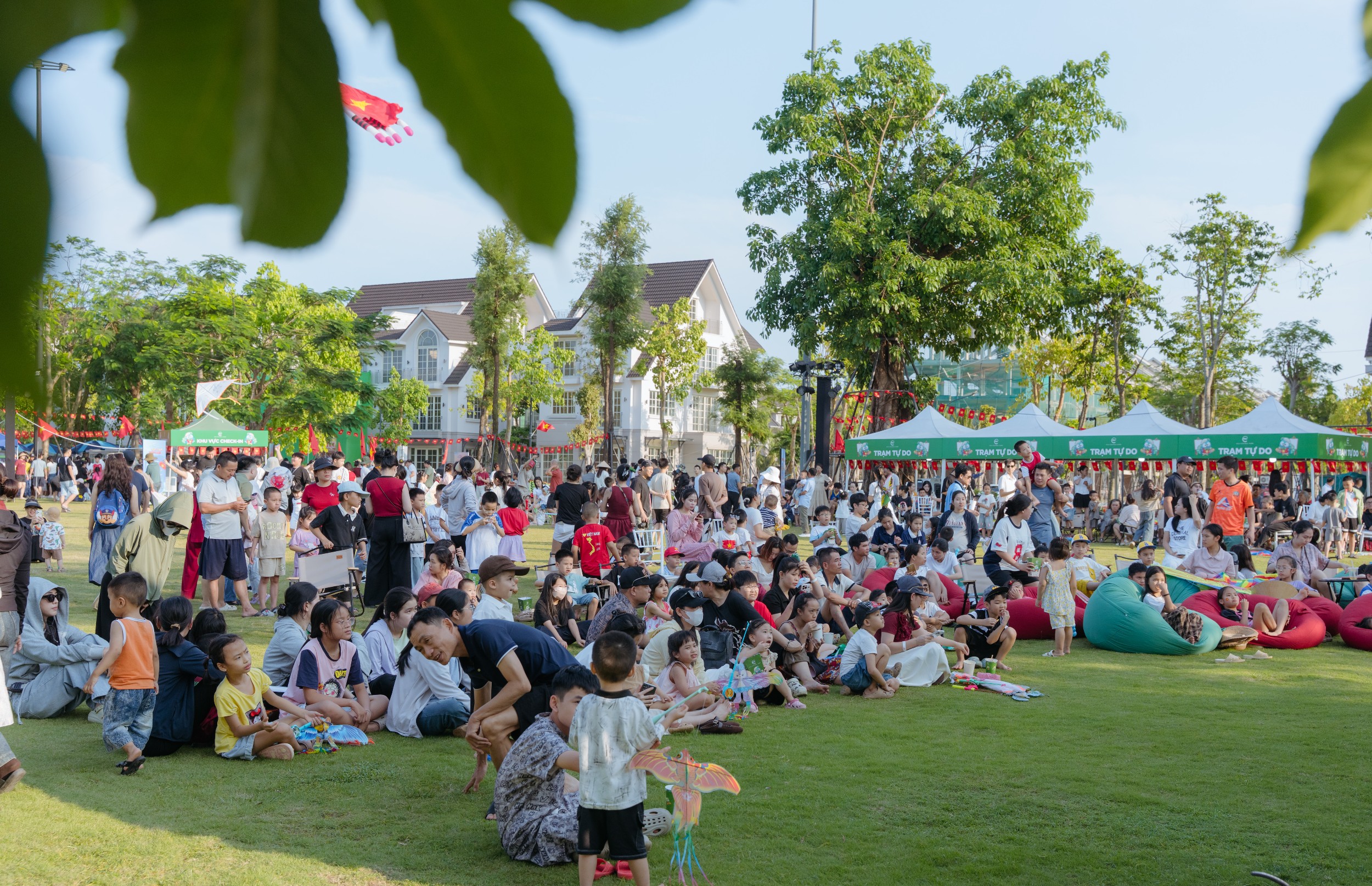 Eco Central Park trở thành điểm đến của các sự kiện lễ hội. Ảnh: Thanh Sơn.
