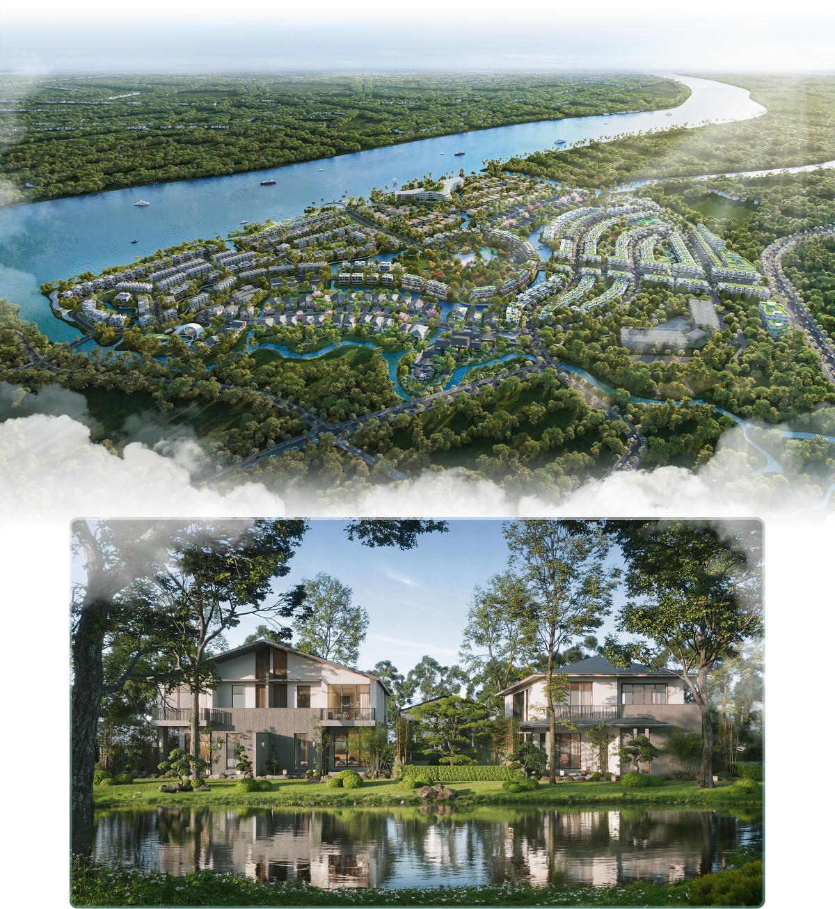 Phối cảnh đô thị Ecovillage Saigon River. Ảnh: Ecopark.