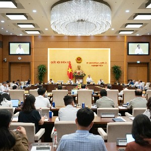 Quang cảnh phiên họp. Ảnh: Cổng thông tin điện tử Quốc hội.