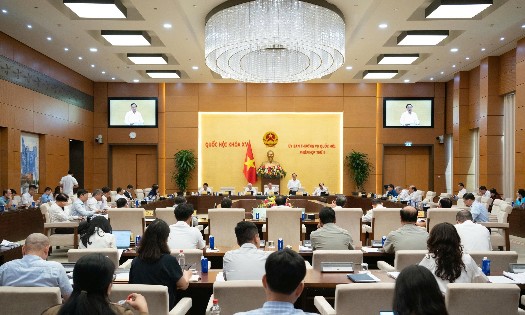 Quang cảnh phiên họp. Ảnh: Cổng thông tin điện tử Quốc hội.