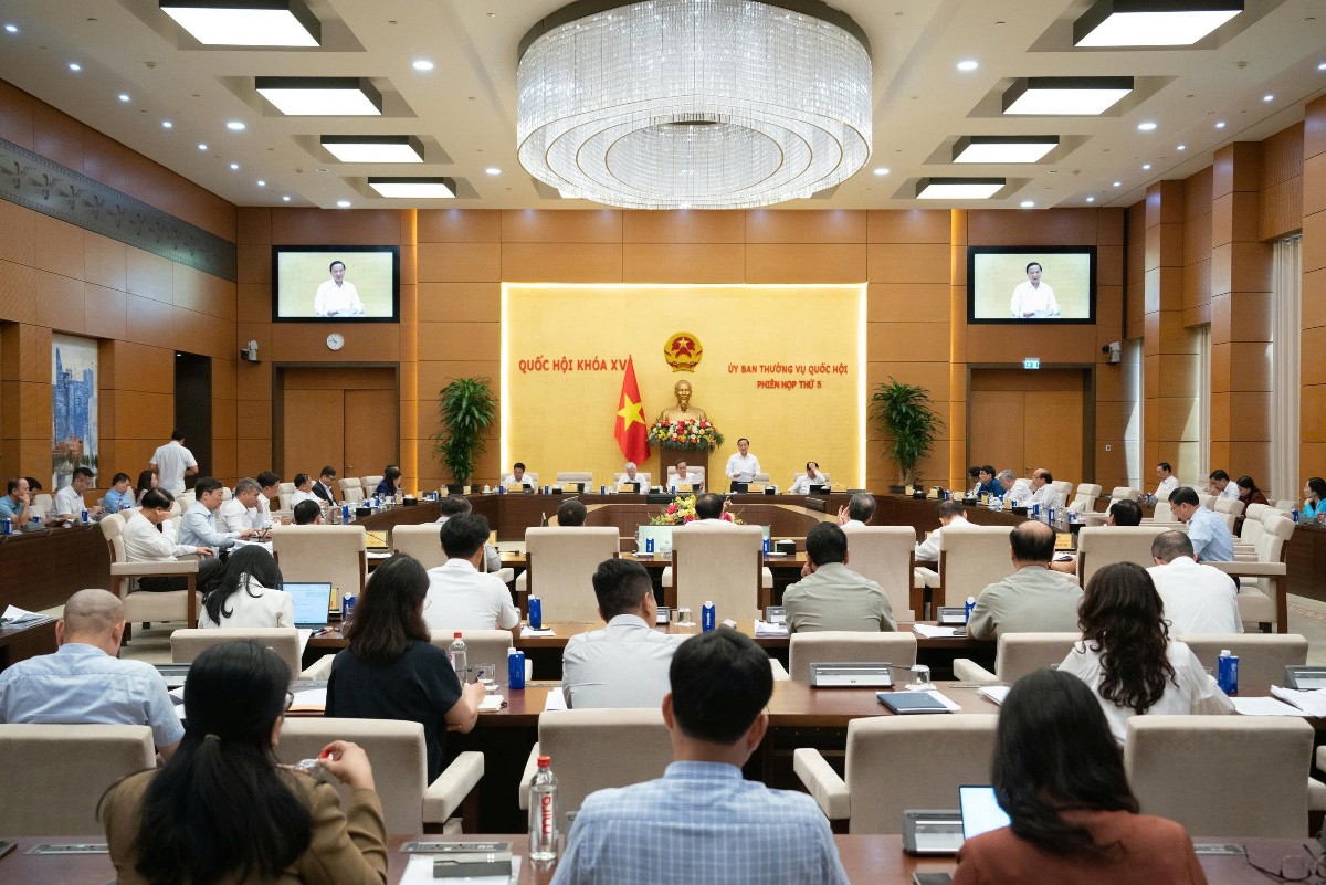 Quang cảnh phiên họp. Ảnh: Cổng thông tin điện tử Quốc hội.