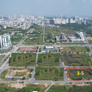 Lô đất đấu giá 1.K3.4.HH, trước đây được biết đến với tên gọi lô 3-5, giá khởi điểm 1.901 tỷ đồng - Ảnh: Xuân Nghi.
