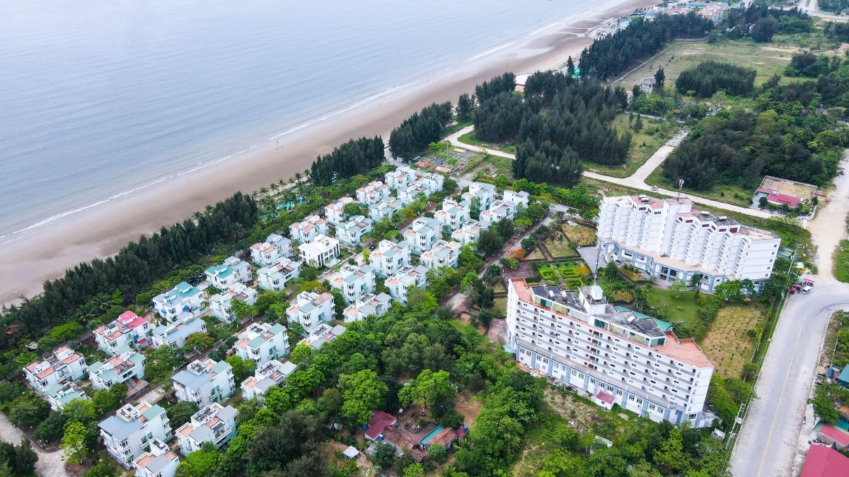 Không gian xanh tạo nên vẻ yên bình, thoáng đãng tại Eureka Linh Trường.
