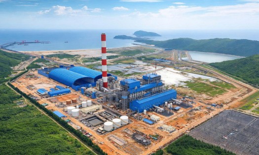 Quang Trach 1 thermal power plant in central Quang Tri province. (Photo: EVN)