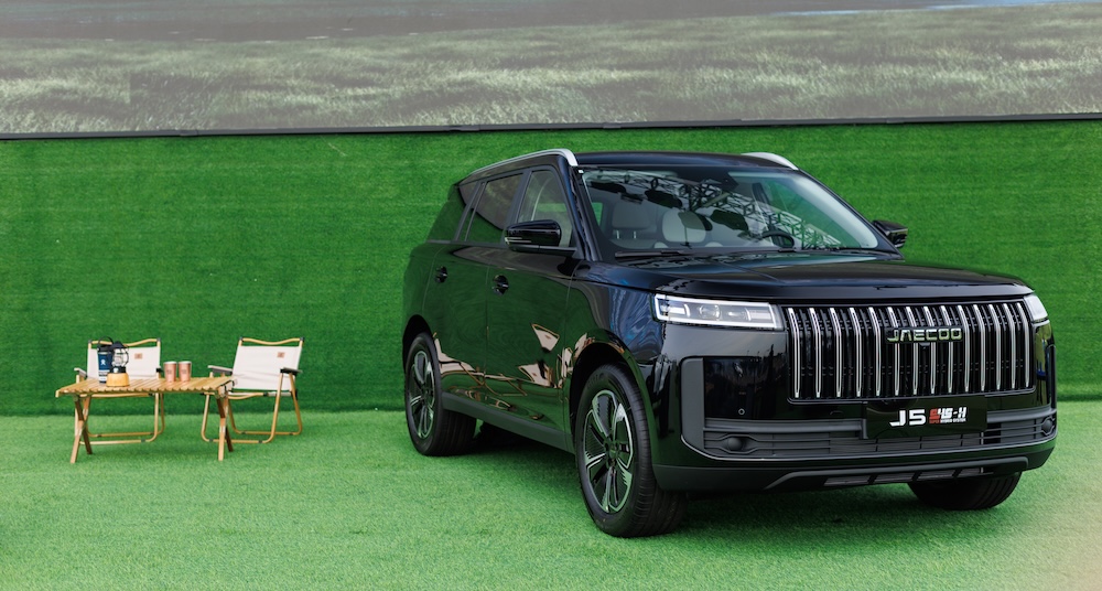 Mẫu SUV Jaecoo J5 SHS-H sở hữu công nghệ&nbsp;Super Hybrid System (SHS) tại thị trường Việt.