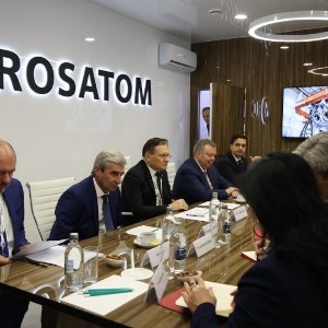 Tập đoàn Năng lượng Nguyên tử Nhà nước Rosatom tham gia Tuần lễ Năng lượng Nga. Ảnh: Rosatom