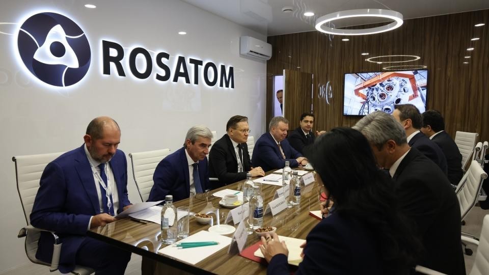 Tập đoàn Năng lượng Nguyên tử Nhà nước Rosatom tham gia Tuần lễ Năng lượng Nga. Ảnh: Rosatom