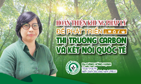Hoàn thiện khung pháp lý để phát triển thị trường carbon và kết nối quốc tế