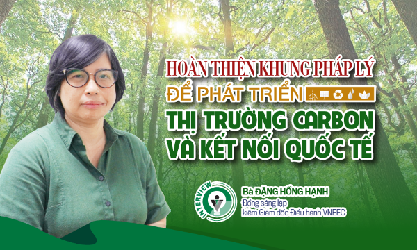 Hoàn thiện khung pháp lý để phát triển thị trường carbon và kết nối quốc tế