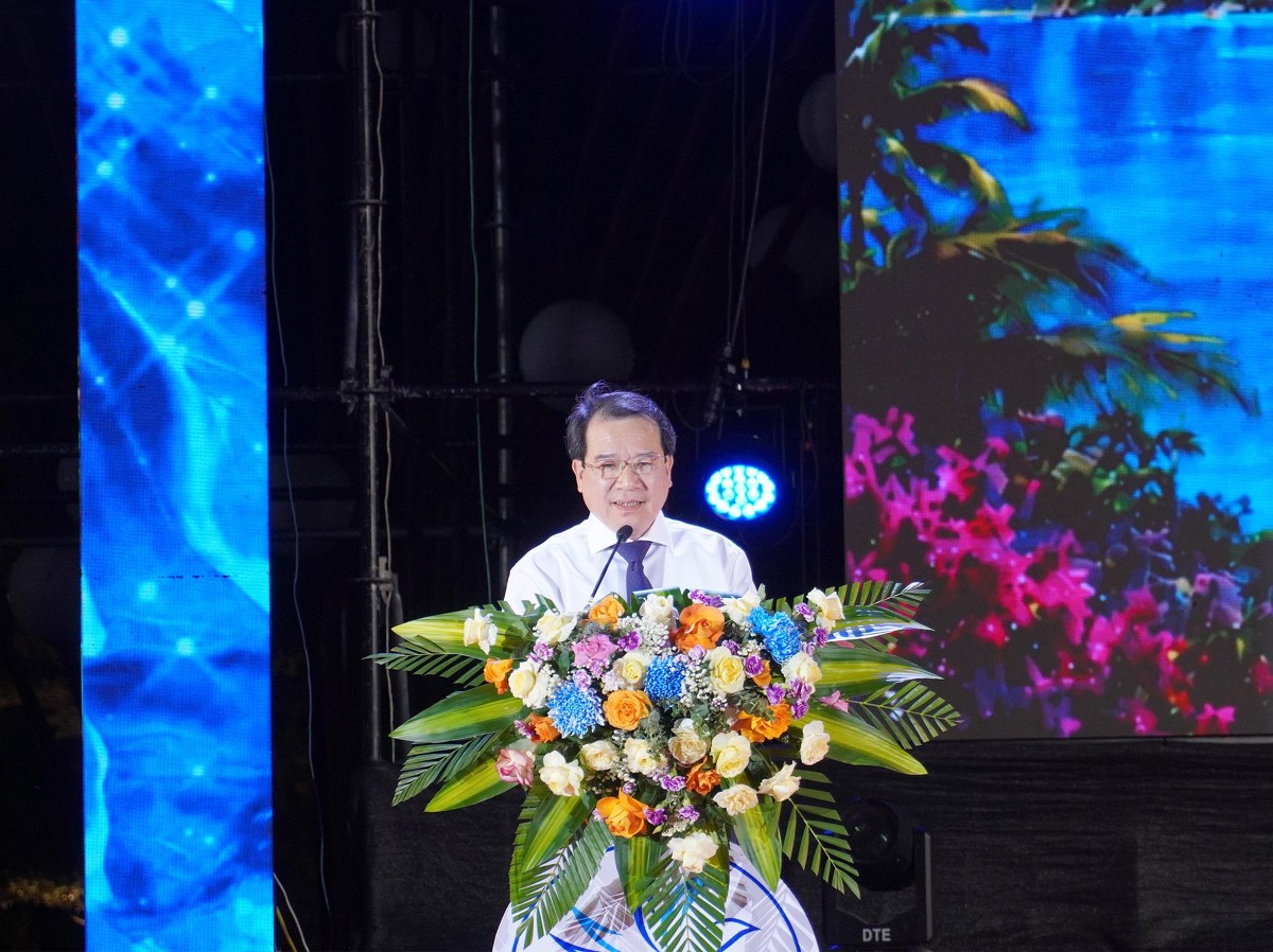 Phó Cục trưởng Cục Du lịch Quốc gia Việt Nam Hà Văn Siêu phát biểu tại sự kiện. Ảnh: Mai Anh