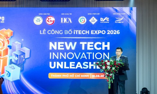 A press briefing was held on August 18 to introduce the iTech Expo 2026. Photo: H.Vinh.