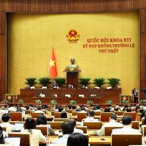 Đợt 1 Kỳ họp không thường lệ thứ Nhất, Quốc hội khóa XVI, Ảnh: TTXVN
