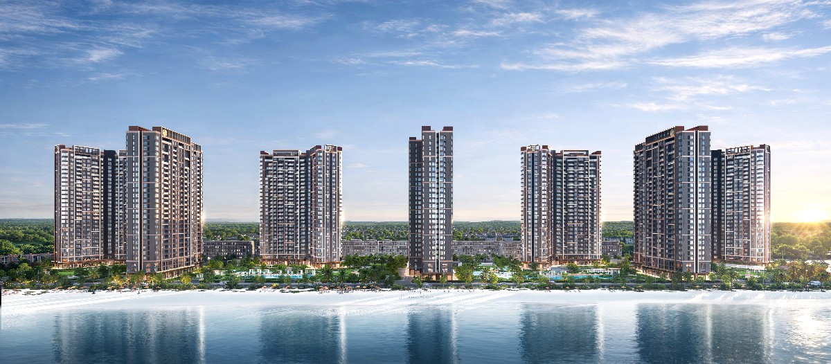 Masteri Grand Coast ôm trọn mặt hồ Wonders Wave Park, mở ra nhịp sống tự do giữa tâm điểm Ocean City.