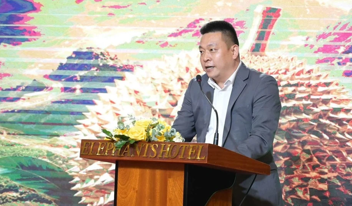 Ông Lưu Húc: "Hợp tác không nên dừng ở thu mua mà cần xây dựng chuỗi cung ứng ổn định, đáng tin cậy và lâu dài". Ảnh: Ban tổ chức.
