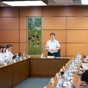 Chương trình kỳ họp không thường lệ lần thứ Nhất, Quốc hội khóa XVI, phiên thảo luận tại tổ sáng 19/8. Ảnh: Quốc hội