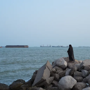 Eo biển Hormuz ngoài khơi Bandar Abbas, Iran - Ảnh: Getty Images