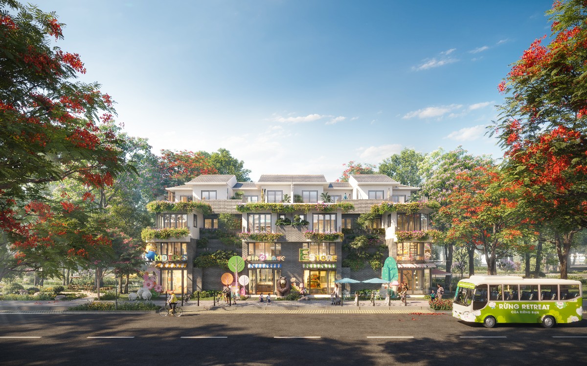 Thiết kế nhà hiện đại, đa dạng diện tích tại Rừng Phượng. Ảnh: Phong Anh.