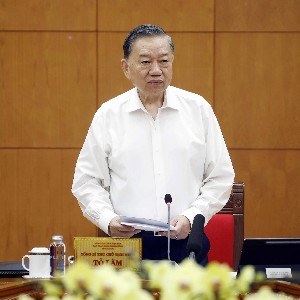 Tổng Bí thư, Chủ tịch nước Tô Lâm chủ trì làm việc với Ban Tổ chức Trung ương về Đề án sơ kết 5 năm thực hiện Nghị quyết số 28-NQ/TW. Ảnh: Đăng Khoa/Nhân Dân