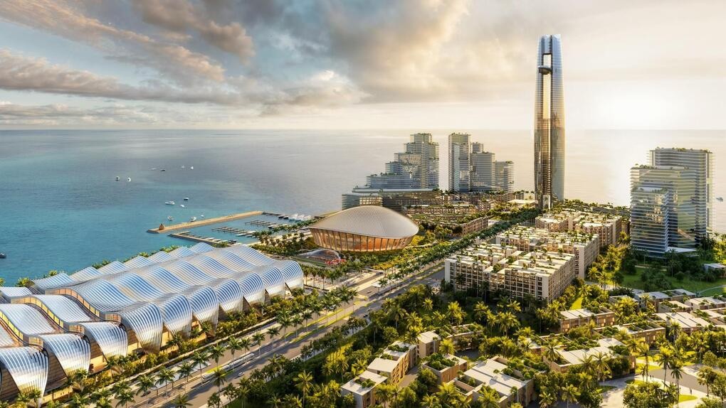 Đặc khu Phú Quốc được lựa chọn đăng cai Tuần lễ Cấp cao APEC 2027. Ảnh phối cảnh.
