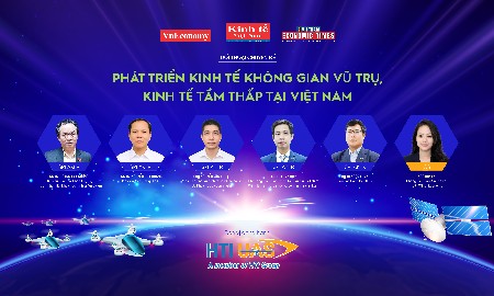 Đối thoại Phát triển kinh tế không gian vũ trụ, kinh tế tầm thấp tại Việt Nam do Tạp chí Kinh tế Việt Nam/VnEconomy tổ chức.