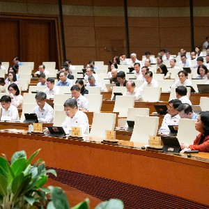 Các đại biểu tham dự Phiên họp ngày 20/8. Ảnh: Quốc hội