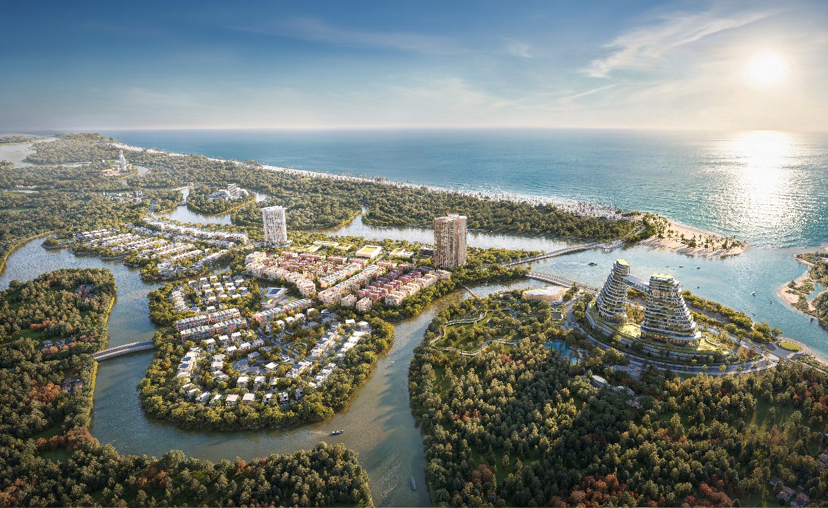 Coastal Quảng Ngãi rộng 94ha, nằm tại xã Tư Nghĩa, tỉnh Quảng Ngãi. Ảnh: Coastal Quảng Ngãi.