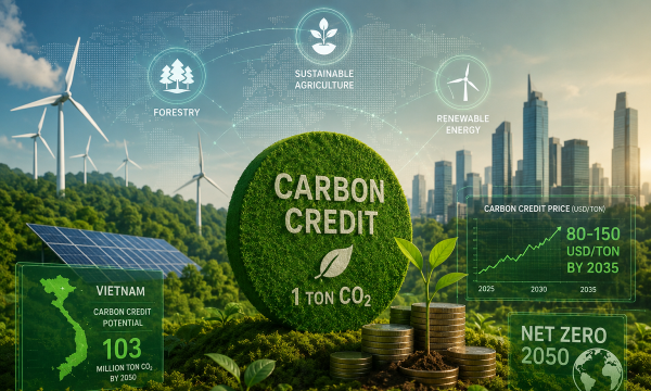 Tín chỉ carbon không nên được nhìn đơn thuần như một sản phẩm để bán lấy tiền