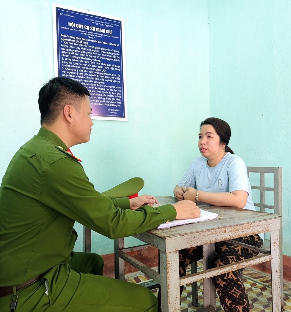 Đối tượng Trần Tiễn Như Nghi (Ảnh: Công an Thanh Hóa)
