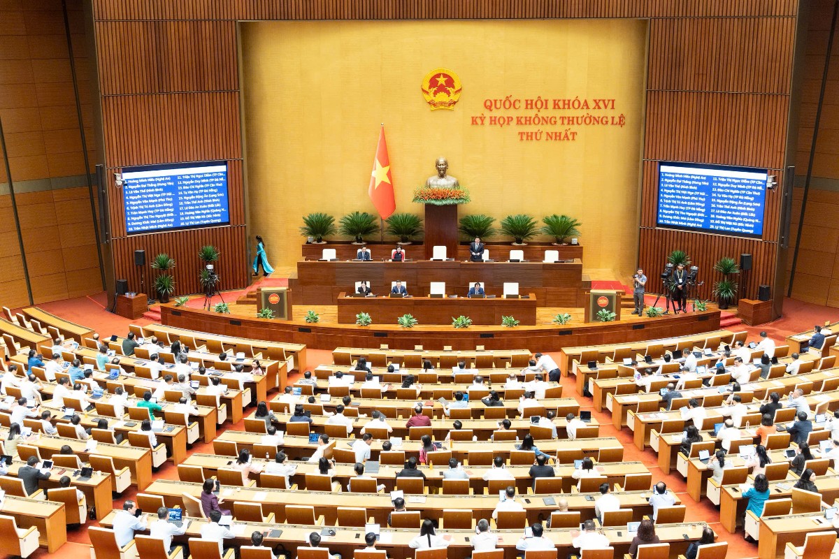 Toàn cảnh phiên họp. Ảnh:quochoi.vn