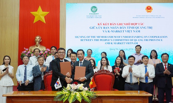 Quảng Trị “bắt tay” K-Market mở rộng kênh tiêu thụ nông sản