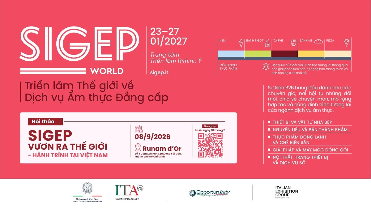 Chương trình Hội thảo giới thiệu về Triển lãm SIGEP 2027. Nguồn: ITA.