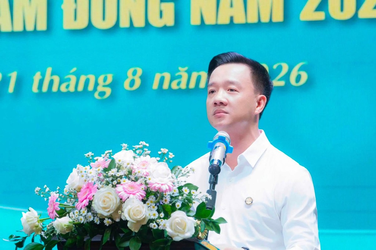 Ông Nguyễn Xuân Hưng, Chủ tịch Hiệp hội Doanh nghiệp tỉnh Thanh Hóa. Ảnh: Ban tổ chức.