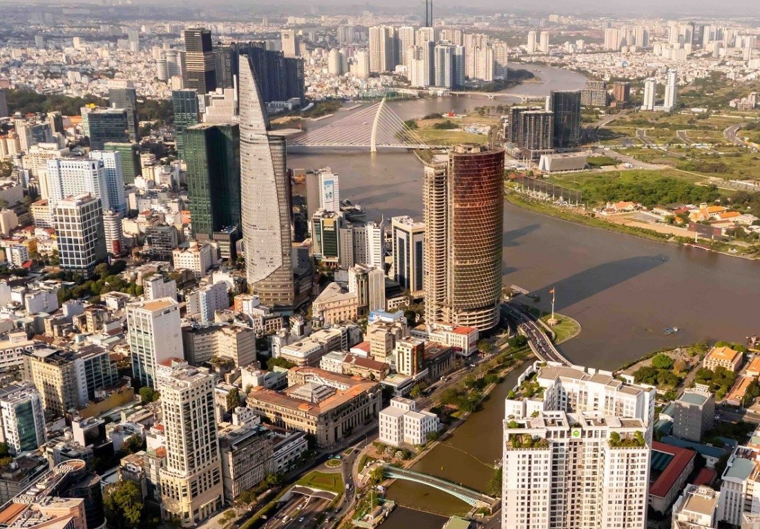 TP.Hồ Chí Minh đang chuyển trọng tâm xây dựng đô thị thông minh từ ứng dụng công nghệ riêng lẻ sang quản trị dựa trên dữ liệu. Ảnh:TTXVN.