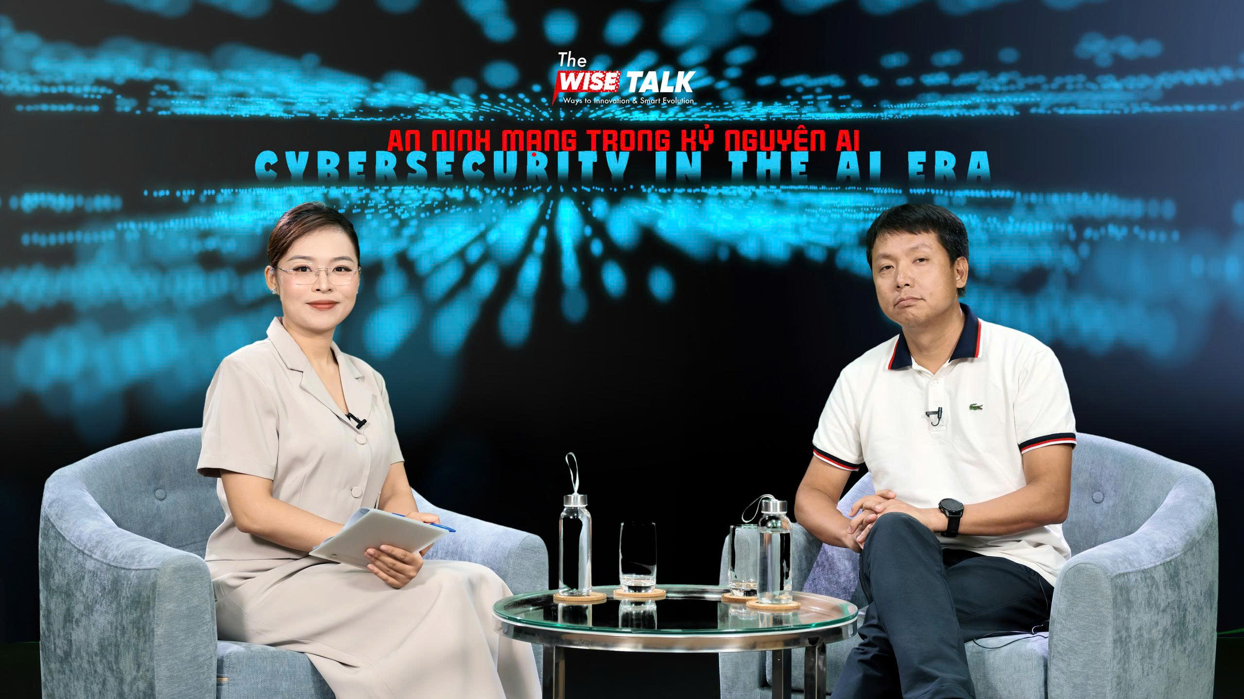 Ông Trương Đức Lượng,&nbsp;Chủ tịch HĐQT Công ty Cổ phần An ninh mạng Việt Nam (VSEC) chia sẻ tại The Wise Talk với chủ đề