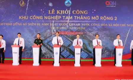 Đà Nẵng khởi công dự án Khu công nghiệp Tam Thăng (mở rộng 2) có quy mô hơn 110 ha
