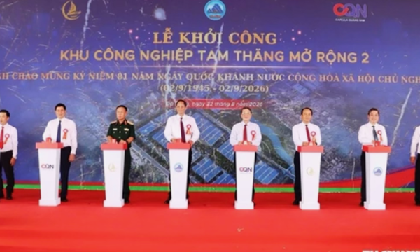 Đà Nẵng khởi công dự án Khu công nghiệp Tam Thăng (mở rộng 2) có quy mô hơn 110 ha